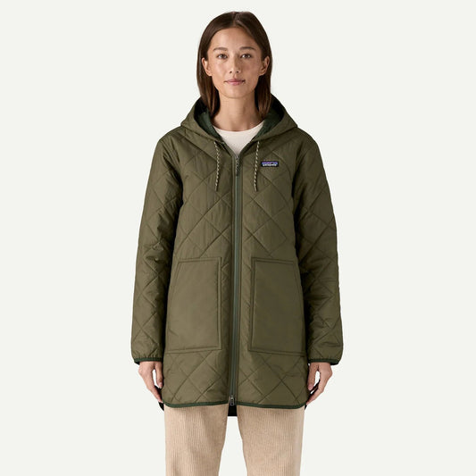 W's Diamond Quilted Parka - Groupe Montagne Explore