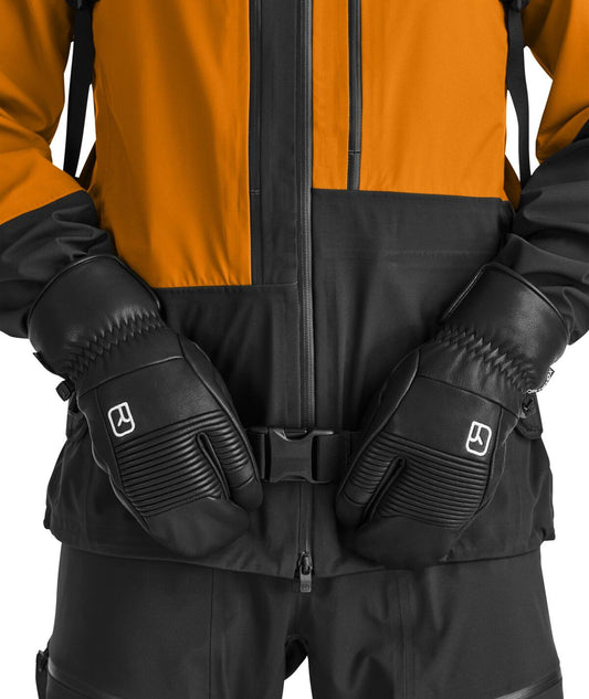FULL LEATHER 3 FINGER GLOVE - Groupe Montagne Explore