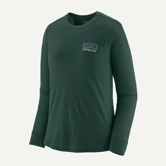 W's Long-Sleeved Capilene Cool Merino Blend Graphic Shirt