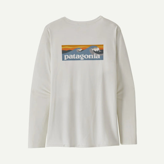 W's Long-Sleeved Capilene Cool Daily Graphic Shirt - Waters