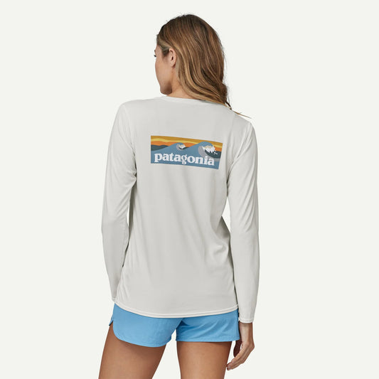 W's Long-Sleeved Capilene Cool Daily Graphic Shirt - Waters