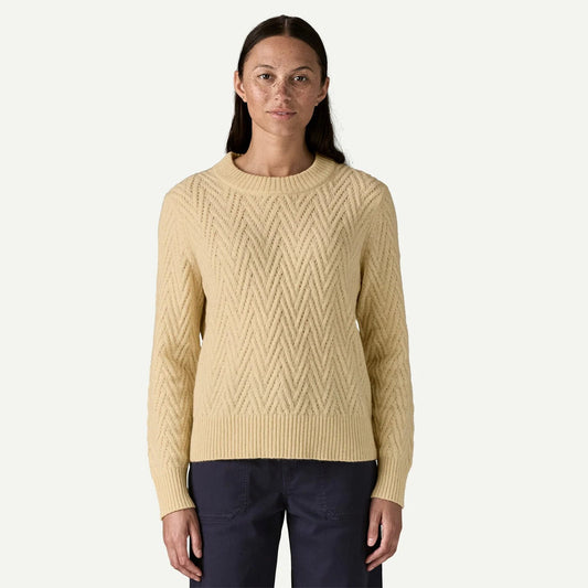 W's Recycled Wool - Blend Crewneck Sweater - Groupe Montagne Explore