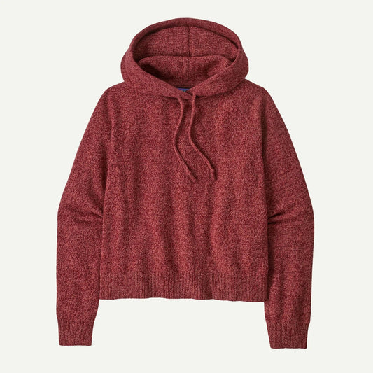 W's Recycled Wool - Blend Hooded Pullover Sweater - Groupe Montagne Explore