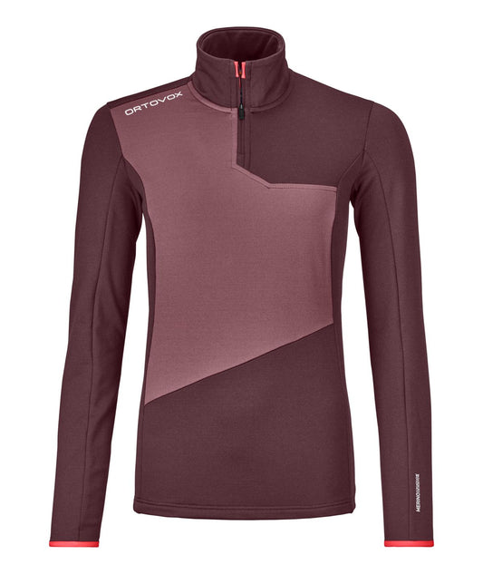 FLEECE LIGHT ZIP NECK W