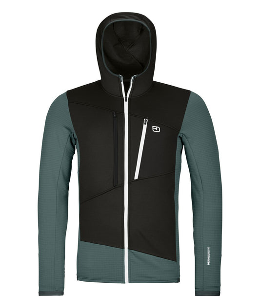 FLEECE GRID HOODY M