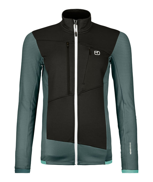 FLEECE GRID JACKET W