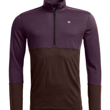 185 ROCK'N'WOOL ZIP NECK M - Groupe Montagne Explore