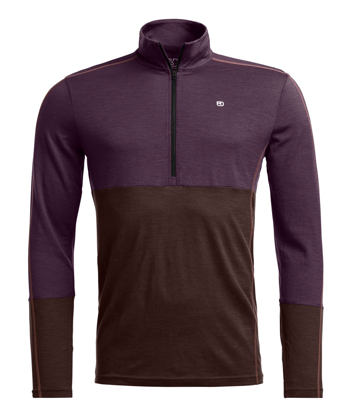 185 ROCK'N'WOOL ZIP NECK M - Groupe Montagne Explore