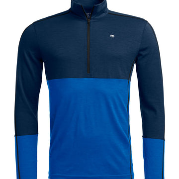 185 ROCK'N'WOOL ZIP NECK M - Groupe Montagne Explore