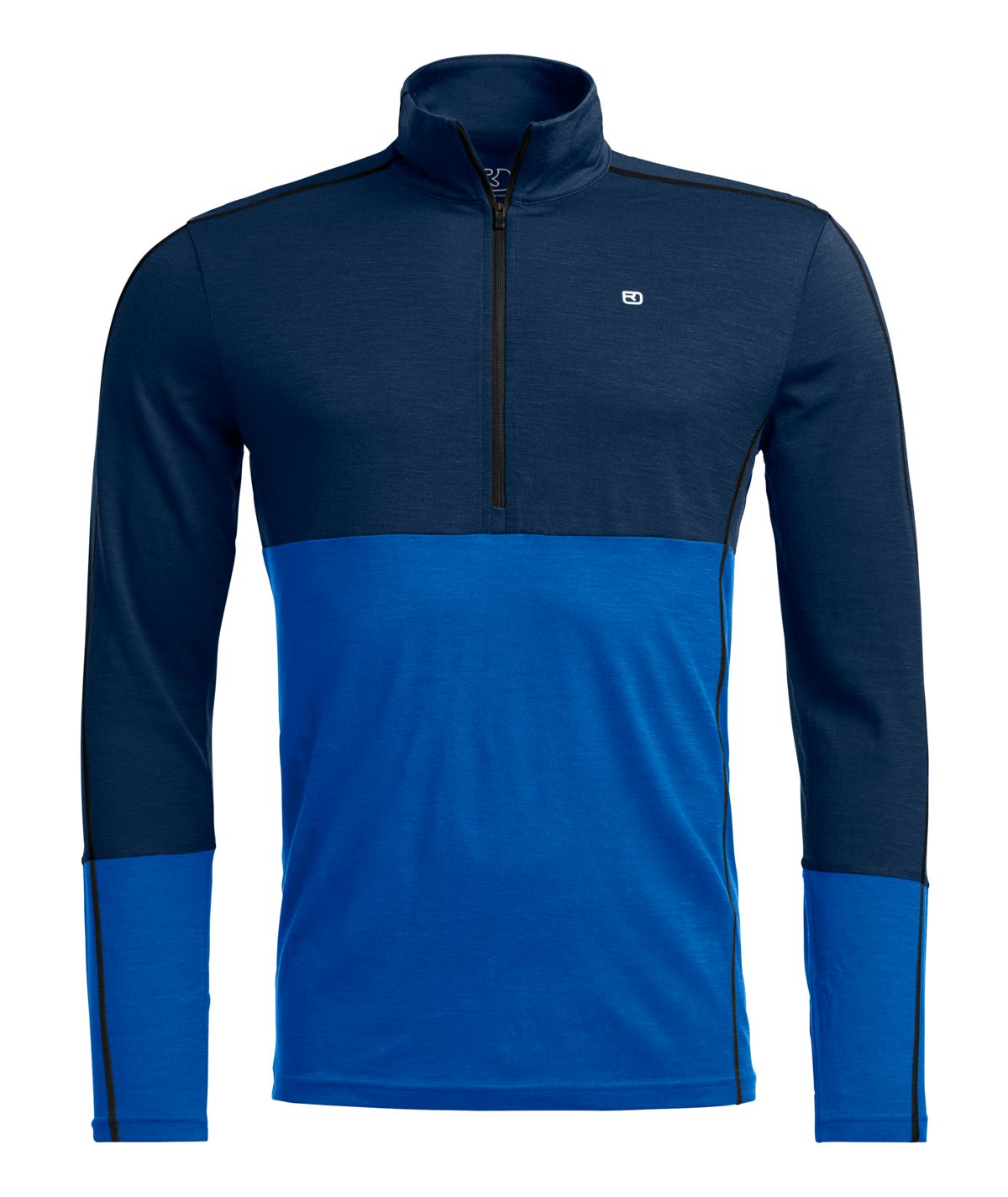 185 ROCK'N'WOOL ZIP NECK M - Groupe Montagne Explore