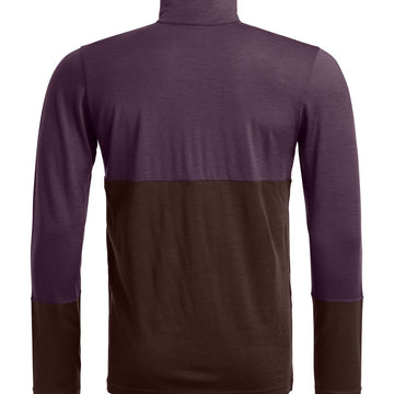 185 ROCK'N'WOOL ZIP NECK M - Groupe Montagne Explore