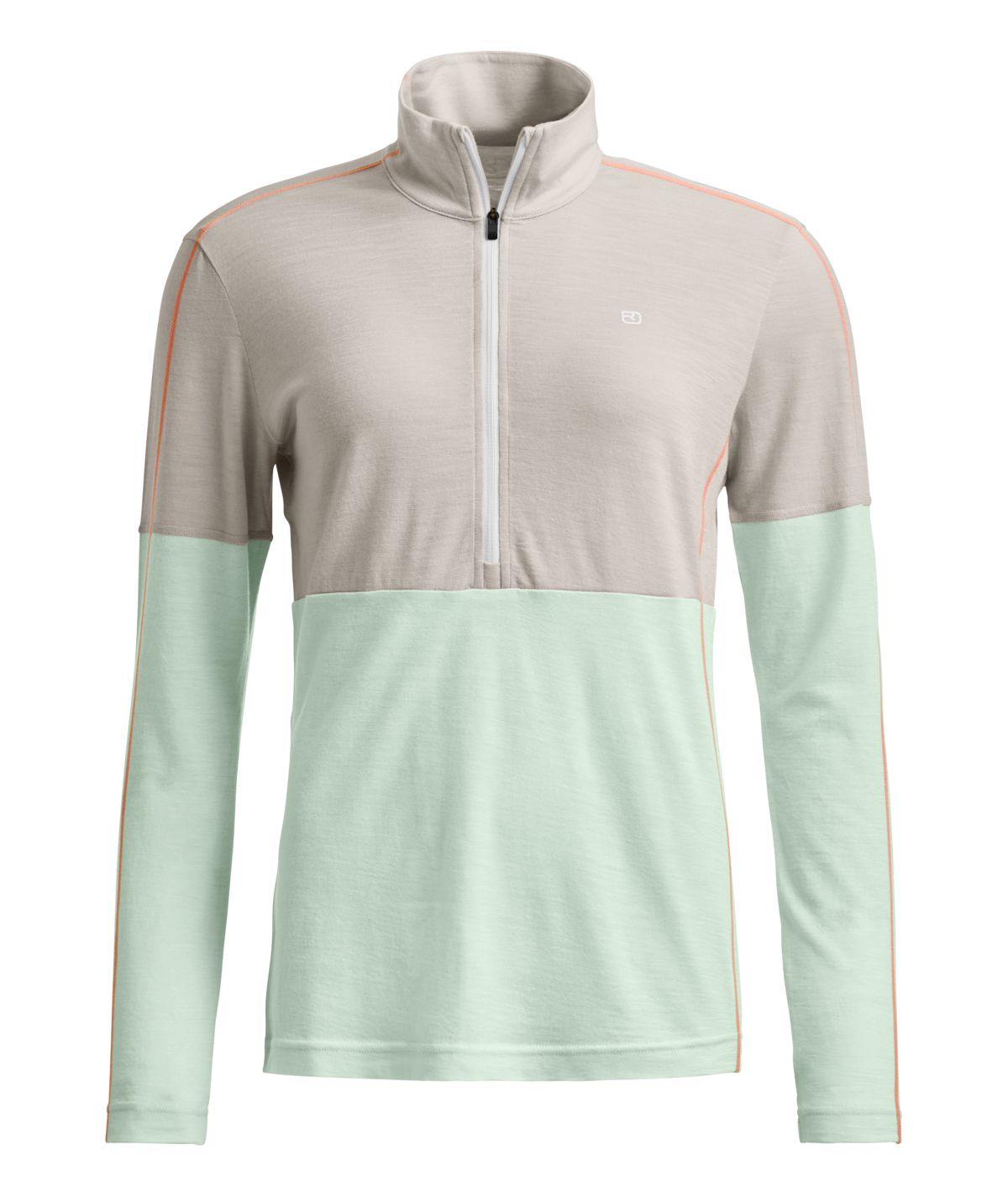 185 ROCK'N'WOOL ZIP NECK W - Groupe Montagne Explore