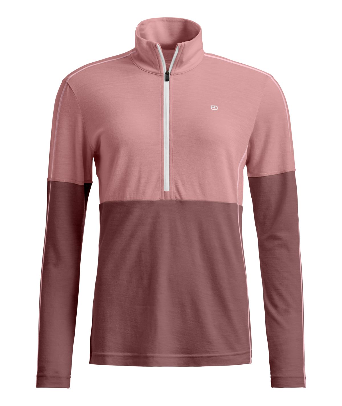 185 ROCK'N'WOOL ZIP NECK W - Groupe Montagne Explore