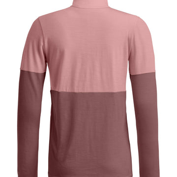 185 ROCK'N'WOOL ZIP NECK W - Groupe Montagne Explore