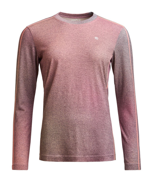 185 ROCK'N'WOOL PRINT LS W - Groupe Montagne Explore
