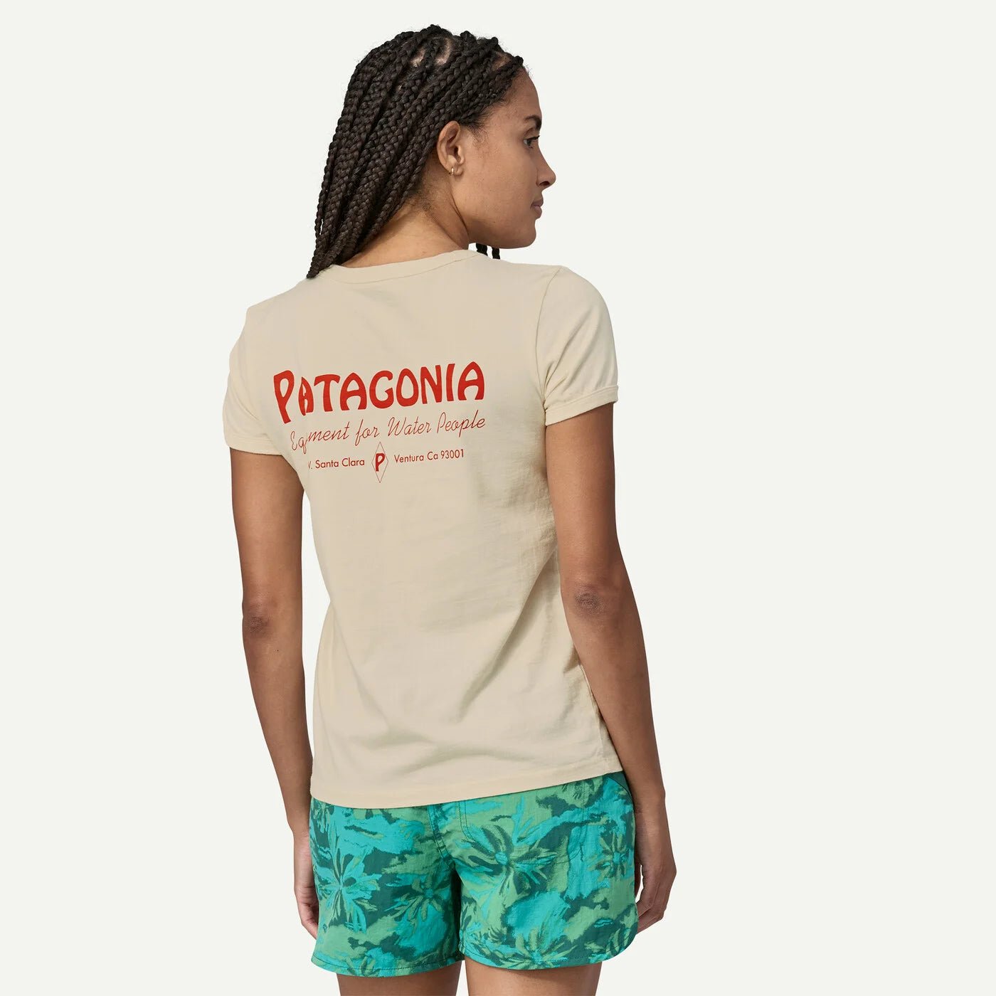 W's Water People Organic Ringer Tee - Groupe Montagne Explore