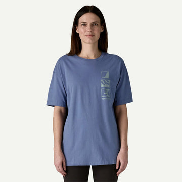 W's Mother Rays Oversized Organic T-Shirt - Groupe Montagne Explore