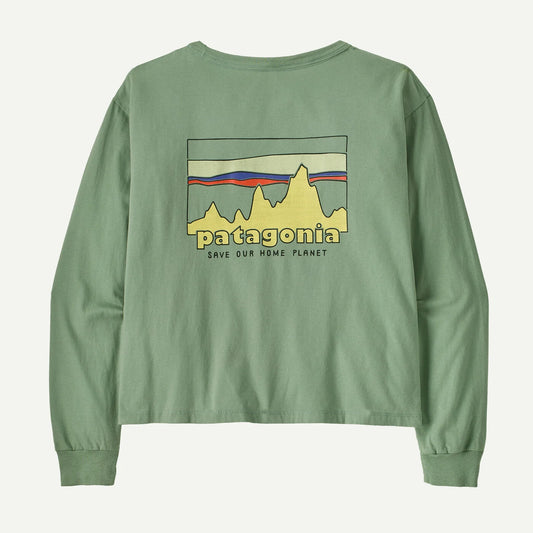 W's Long-Sleeved '73 Skyline Easy-Cut Organic T-Shirt