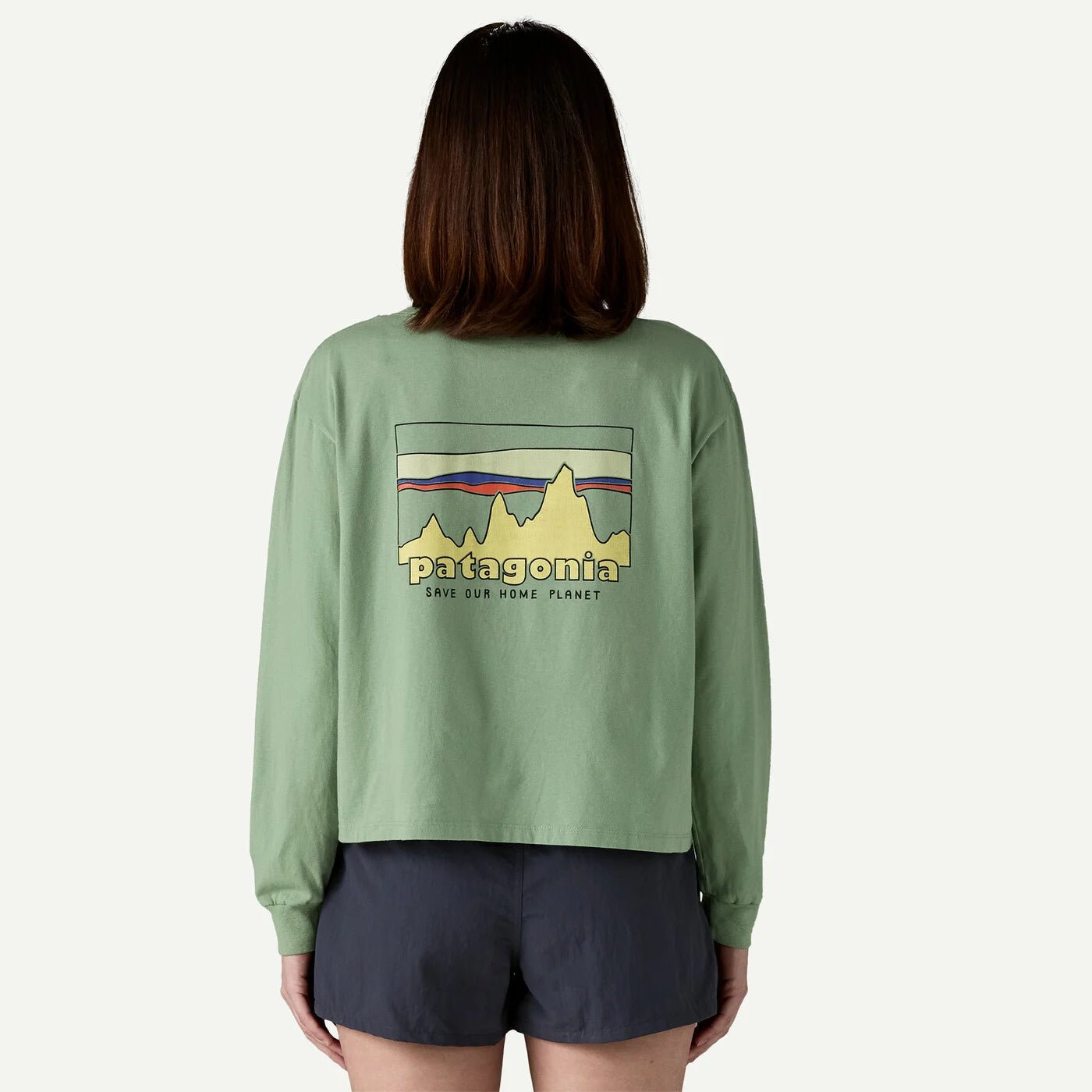 W's Long-Sleeved '73 Skyline Easy-Cut Organic T-Shirt
