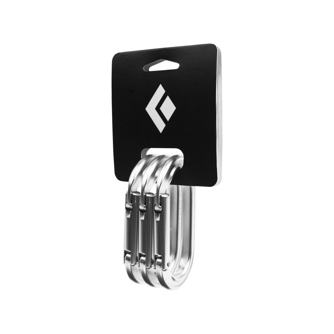Oval Keylock Carabiner 3 Pack - Groupe Montagne Explore