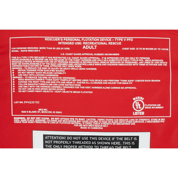 NRS Rapid Rescuer PFD - Groupe Montagne Explore