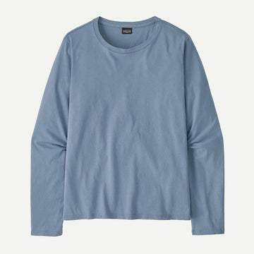 W's Long - Sleeved Regenerative Organic Certified Cotton Tee - Groupe Montagne Explore
