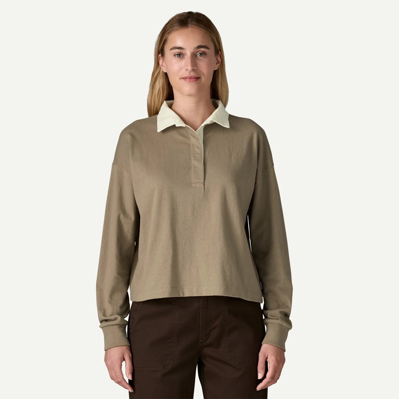 W's Long - Sleeved Rugby Shirt - Groupe Montagne Explore