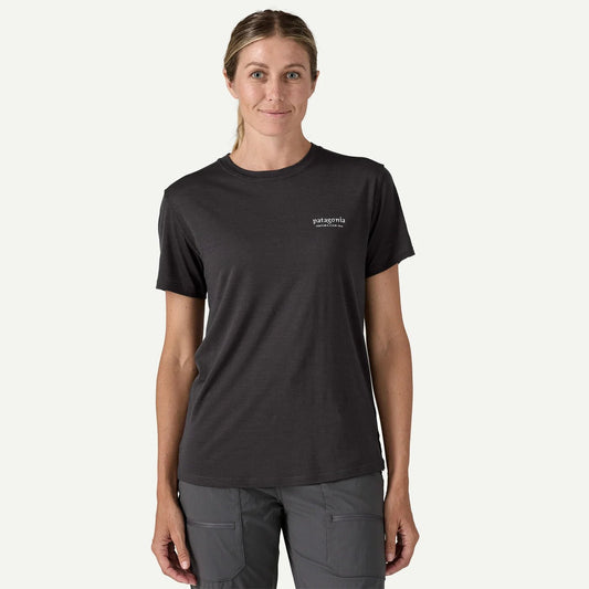W's Capilene Cool Merino Blend Graphic Shirt - Groupe Montagne Explore