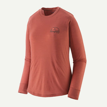 W's Long-Sleeved Capilene Cool Merino Blend Graphic Shirt