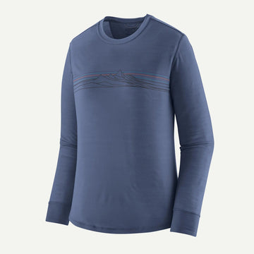 W's Long-Sleeved Capilene Cool Merino Blend Graphic Shirt