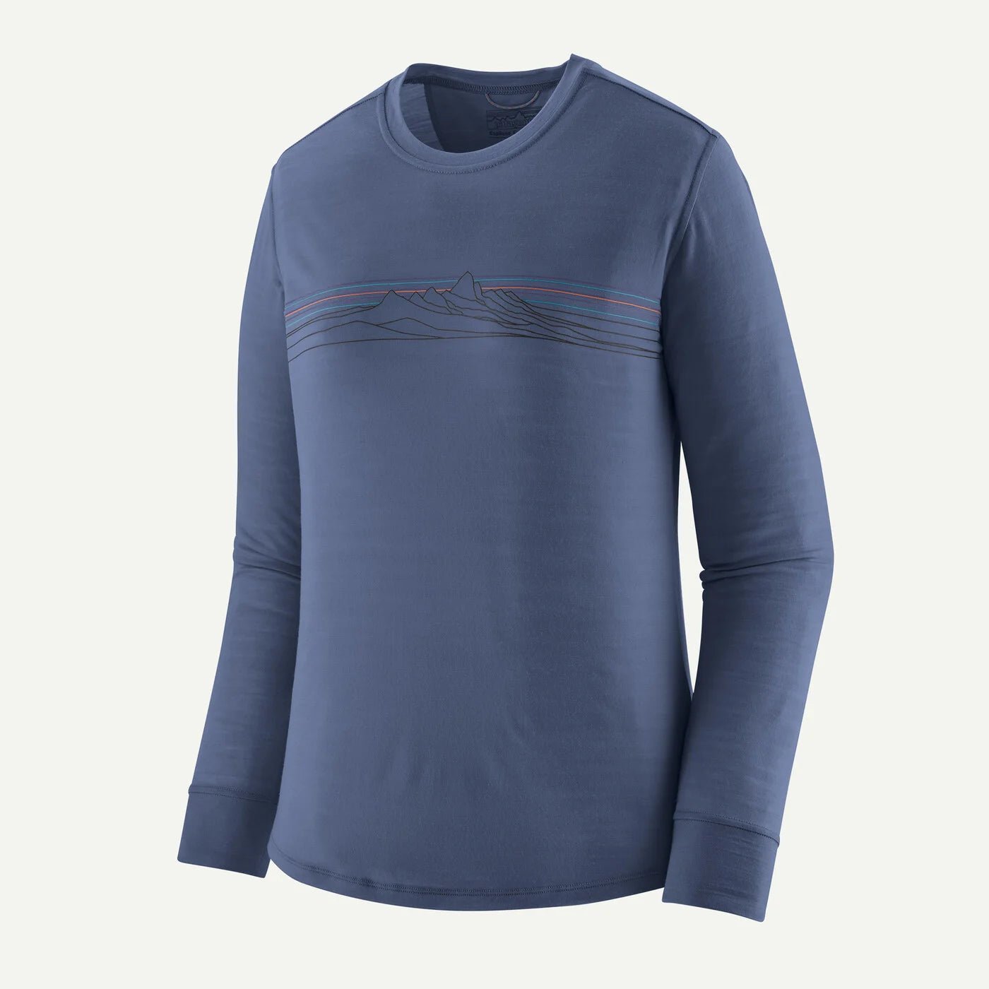 W's Long-Sleeved Capilene Cool Merino Blend Graphic Shirt