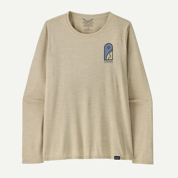W's Long - Sleeved Capilene Cool Daily Graphic Shirt - Lands - Groupe Montagne Explore