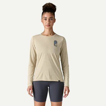 W's Long - Sleeved Capilene Cool Daily Graphic Shirt - Lands - Groupe Montagne Explore