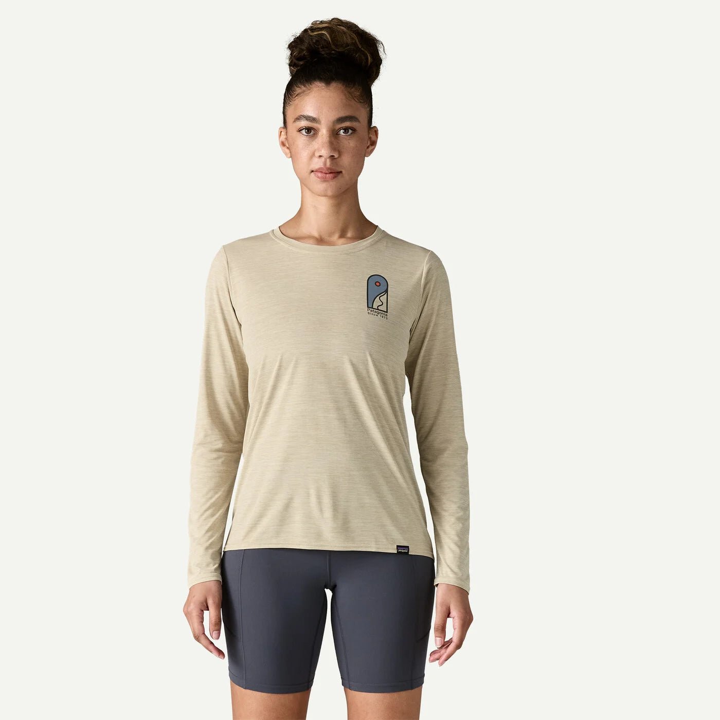 W's Long - Sleeved Capilene Cool Daily Graphic Shirt - Lands - Groupe Montagne Explore
