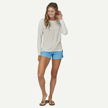 W's Long-Sleeved Capilene Cool Daily Graphic Shirt - Waters
