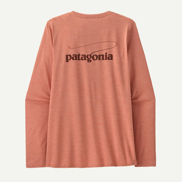 W's Long-Sleeved Capilene Cool Daily Graphic Shirt - Waters