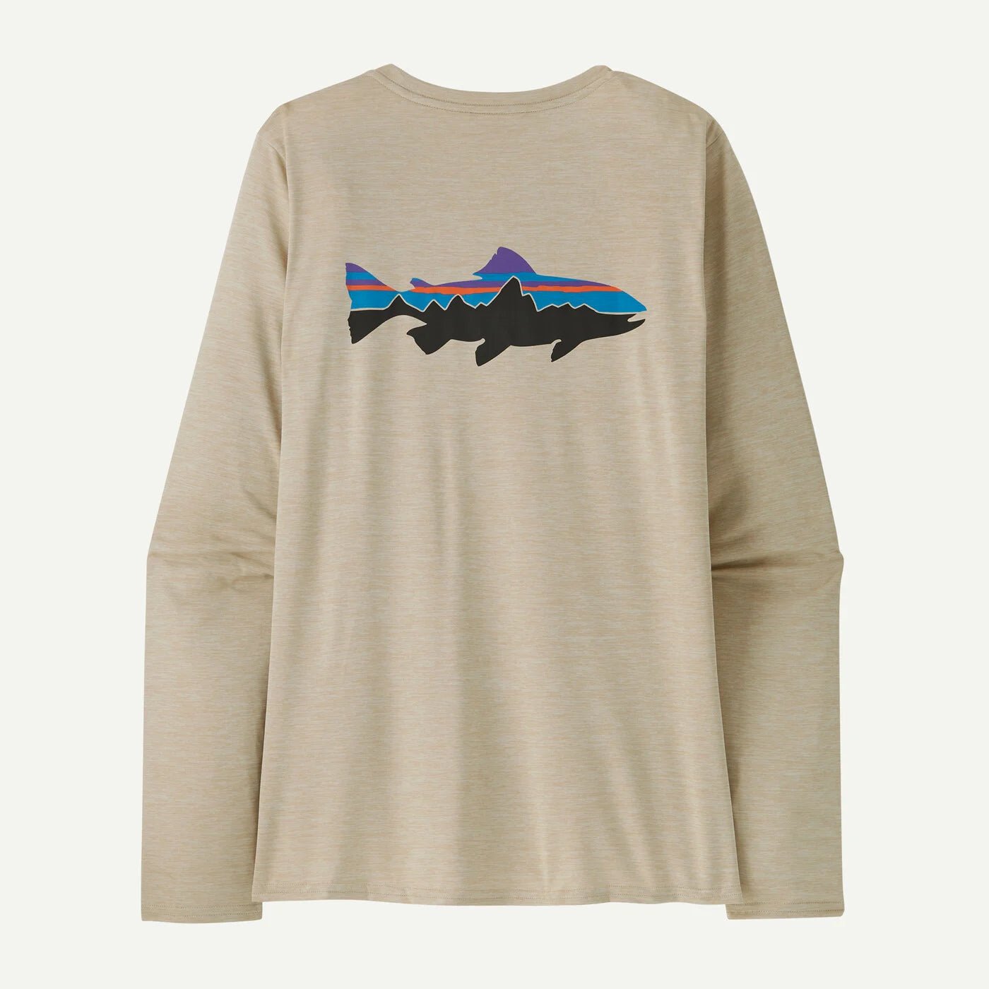 W's Long-Sleeved Capilene Cool Daily Graphic Shirt - Waters