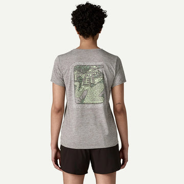 W's Capilene Cool Daily Graphic Shirt - Lands