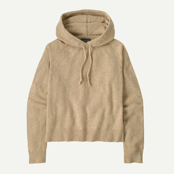W's Recycled Wool - Blend Hooded Pullover Sweater - Groupe Montagne Explore