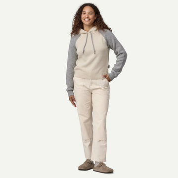 W's Recycled Wool - Blend Hooded Pullover Sweater - Groupe Montagne Explore