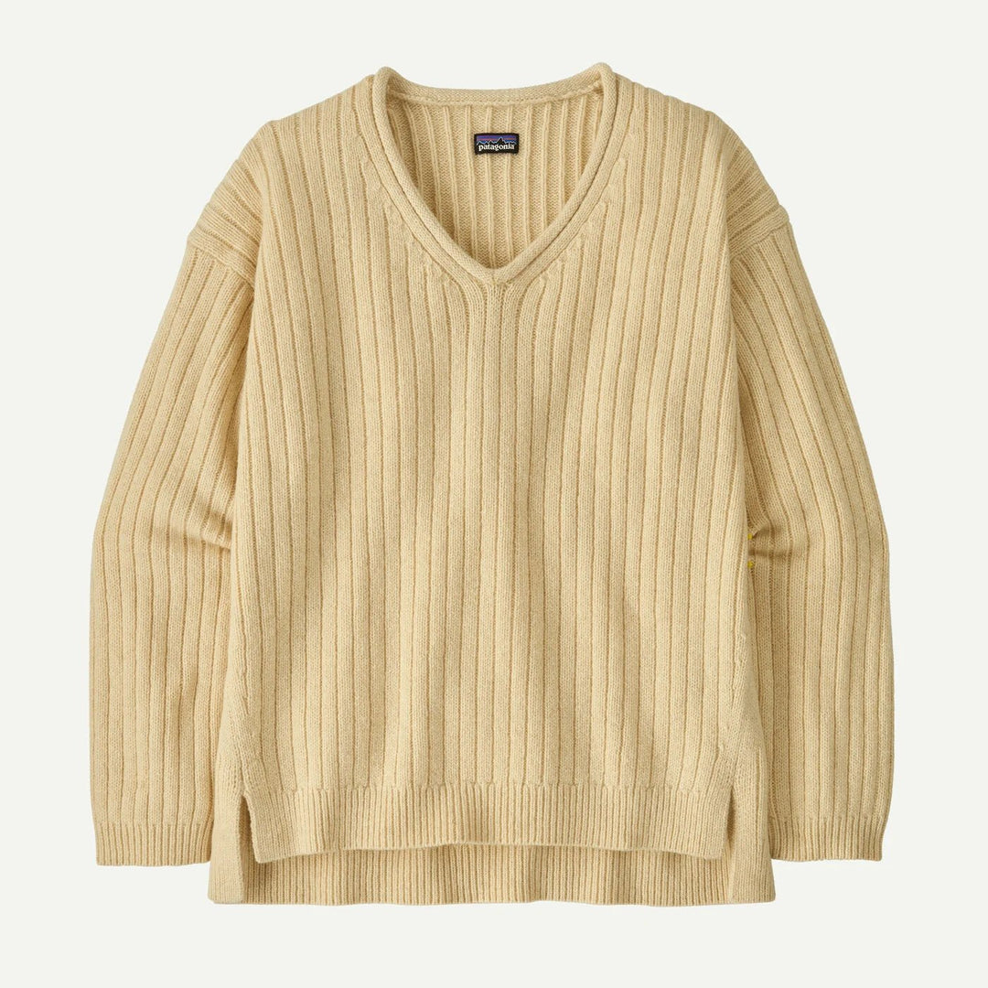W's Recycled Wool - Blend V - Neck Sweater - Groupe Montagne Explore