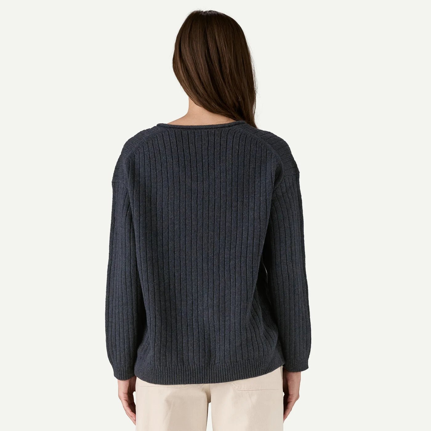 W's Recycled Wool - Blend V - Neck Sweater - Groupe Montagne Explore