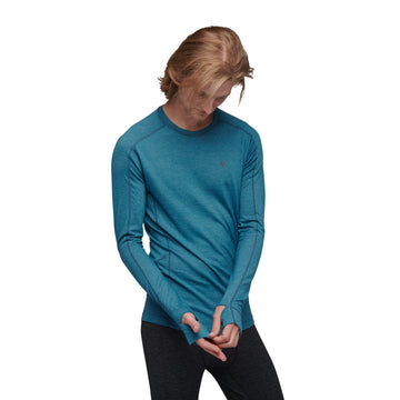 Men's Solution 150 Merino Base Crew - Groupe Montagne Explore