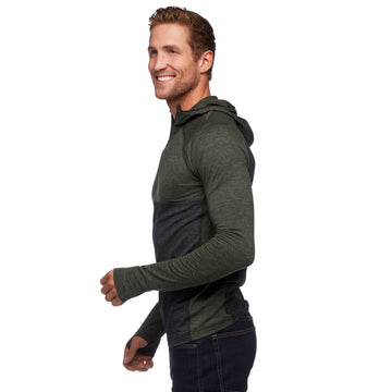 Men's Solution 150 Merino Baselayer Half Zip Hoody - Groupe Montagne Explore