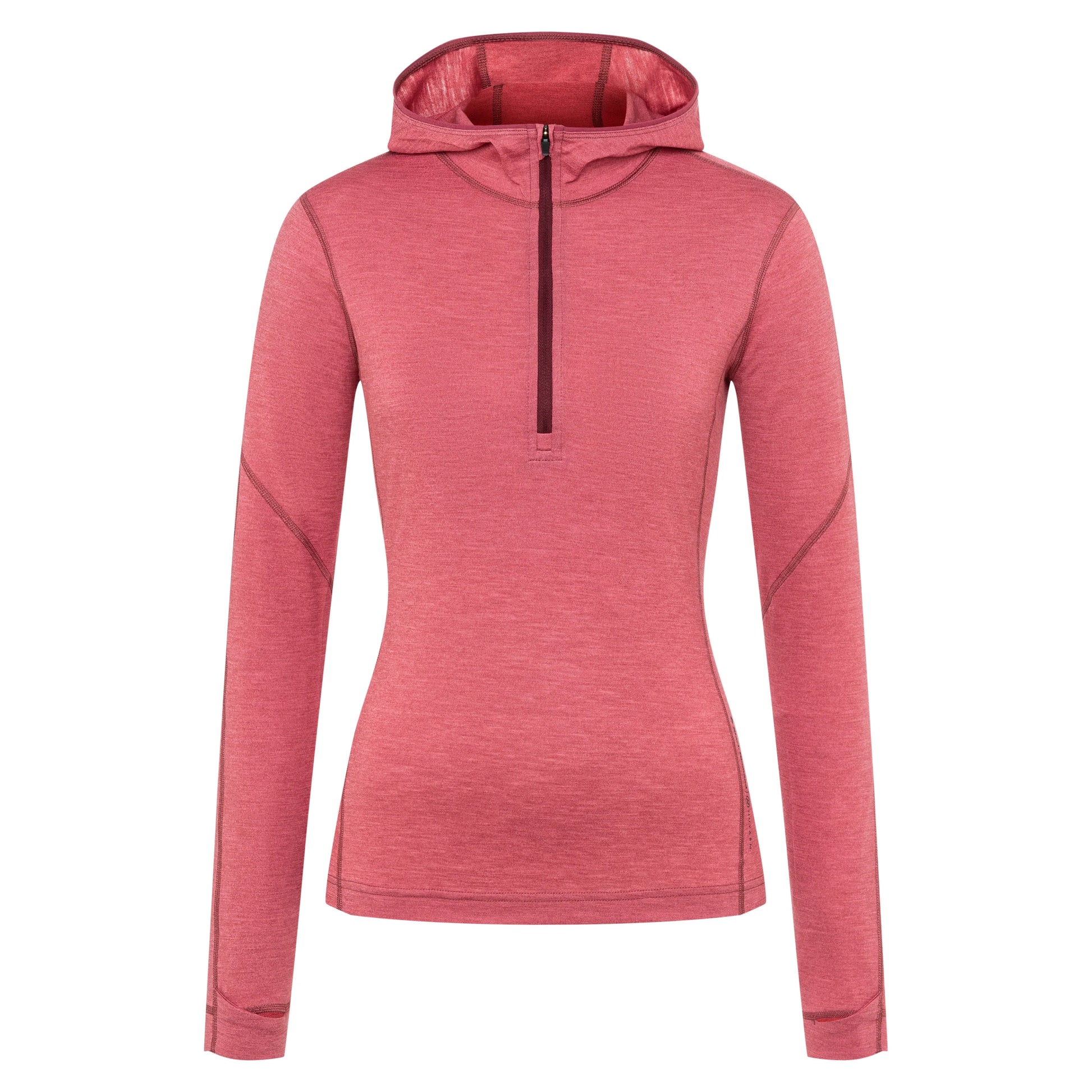 Women's Solution 150 Merino Baselayer Half Zip Hoody - Groupe Montagne Explore