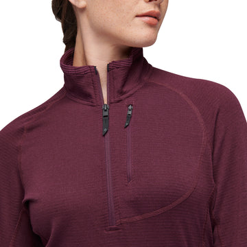 Women's Coefficient LT Quarter Zip Pullover - Groupe Montagne Explore
