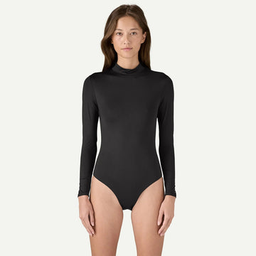 W's Long - Sleeved Swell Seeker One - Piece Swimsuit - Groupe Montagne Explore