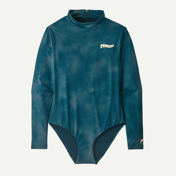 W's Long - Sleeved Swell Seeker One - Piece Swimsuit - Groupe Montagne Explore