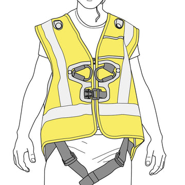 Veste HI-VIZ pour harnais NEWTON