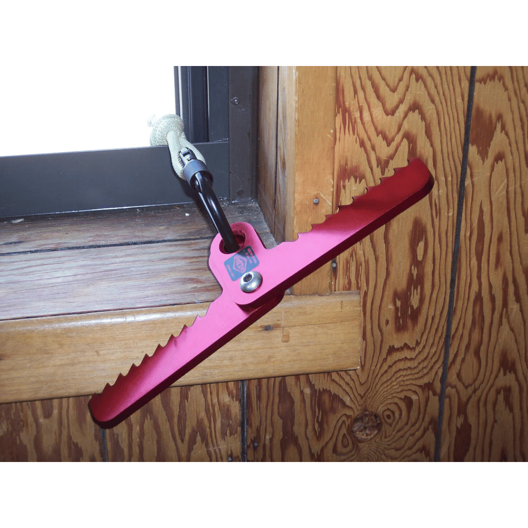 Window Rappel Anchor (Solid Verison) - Red
